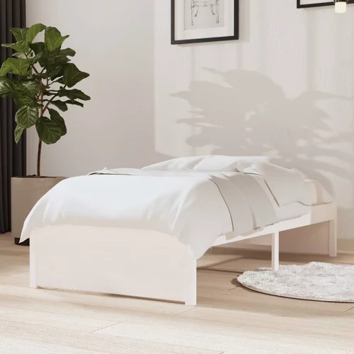  za krevet bijeli drveni 75 x 190 cm 2FT6 jednokrevetni