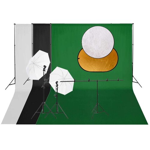  Komplet za foto studio z lučmi, ozadjem in reflektorjem, (5000288986) Cene