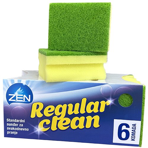 Zen Sunđer Regular clean, 6 komada Cene