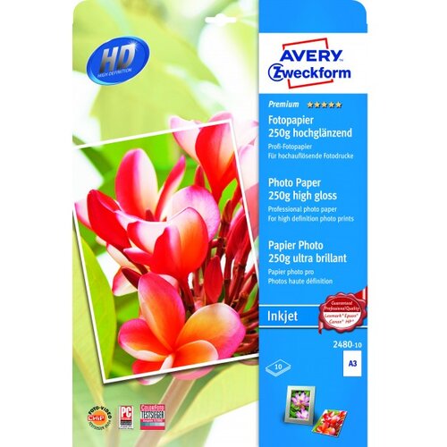 Avery Zweckform Foto papir za inkjet tiskalnike A3, 250 g Slike