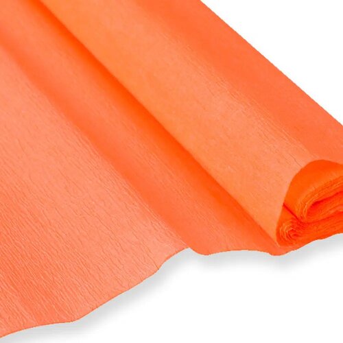 Junior jolly color crepe paper, krep papir, 50 x 200cm, odaberite nijansu narandžasta Slike