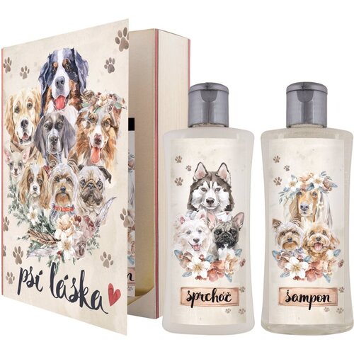 Bohemia Gifts &amp;amp; Cosmetics Book Dog&amp;#039;s Love darilni set Slike