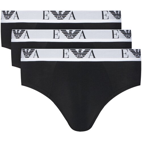 Emporio Armani Underwear Slip siva / crna Cene