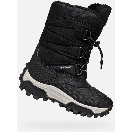 Geox Black boys&amp;#039; winter shoes Himalaya ABX - Boys Slike