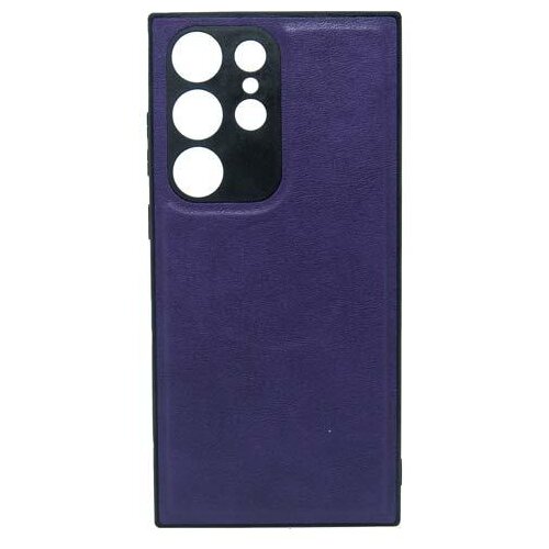  Maska za telefon LEATHER CASE za Samsung S23 Ultra, Ljubičasta Cene
