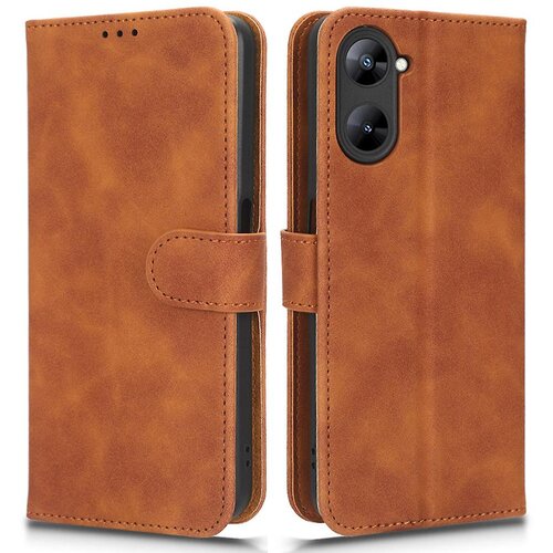 INORCO Za Realme V30 5G/V30t denarnica, odporna na udarce, ovitek za telefon TPU+PU usnjena torbica za telefon proti praskam, stojalo lupina, (22033371) Slike