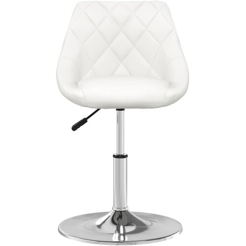 Maison Chic Jedilni stoli - Vzorci stoli 4 kosi belo umetno usnje A652, (22031990) Cene