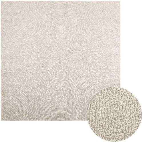  Tepih ZIZUR 200 x 200 cm s izgledom jute unutarnji i vanjski Cijene