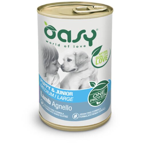 Oasy One Protein Puppy pat&eacute; - jagnjetina 400 g Cene