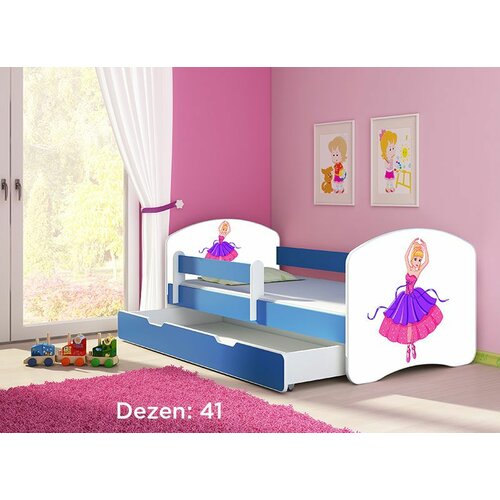 ACMA dečiji krevet ii 140x70 f + dušek 6 cm BLUE41 Slike