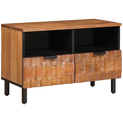 TV ormar Finš acacije smeđa 70 x 33 x 46 cm Čvrsto drvo manga Cene