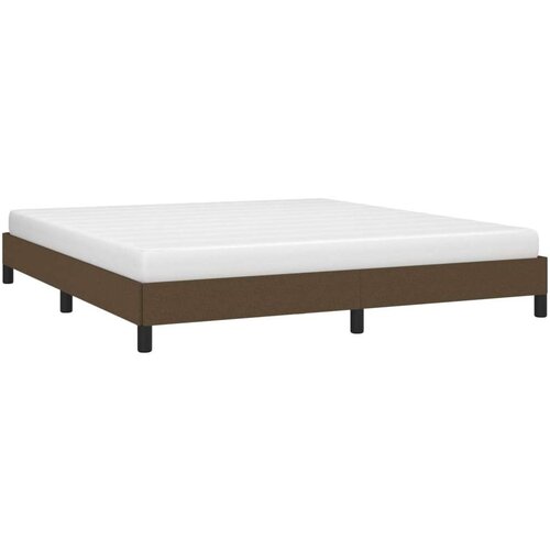 VidaXL okvir za krevet tamnosmeđi 180x200 cm od tkanine Slike