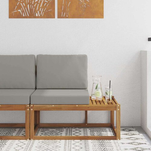 Vanjski krajnji kauč s jastukom Prirodna 91 x 63 x 73 cm Cijene
