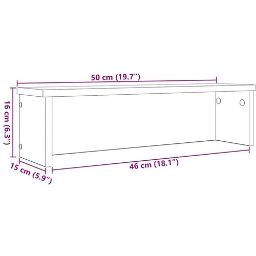 VidaXL Kuhinjski stalci koji se mogu složiti 2 kom 50x15x16 cm Slike