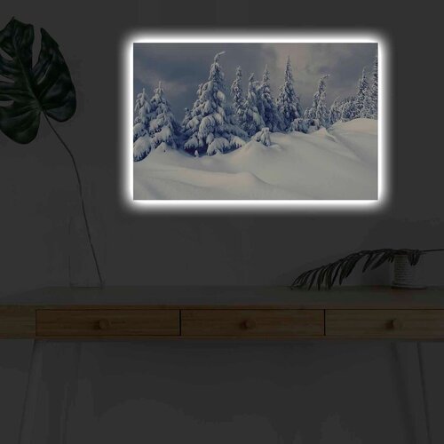 Wallity Zidna slika sa LED osvjetljenjem 4570KARDACT - 019, 45x70 cm Cene