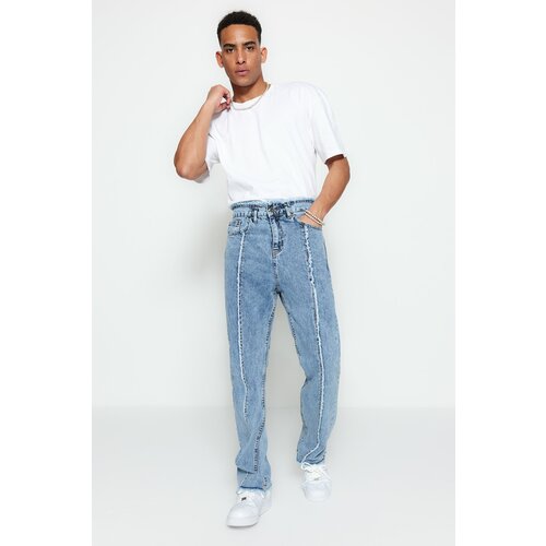 Trendyol Jeans - Navy blue - Straight Cene