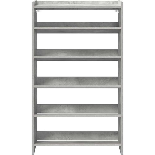 VidaXL stalak za cipele boja betona 80x25x61,5 cm konstruirano drvo Slike