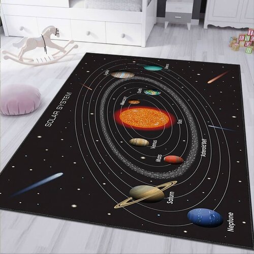  Dečiji tepih sa gumenom podlogom 140x220cm - sunčev sistem i, TG-2052 Slike