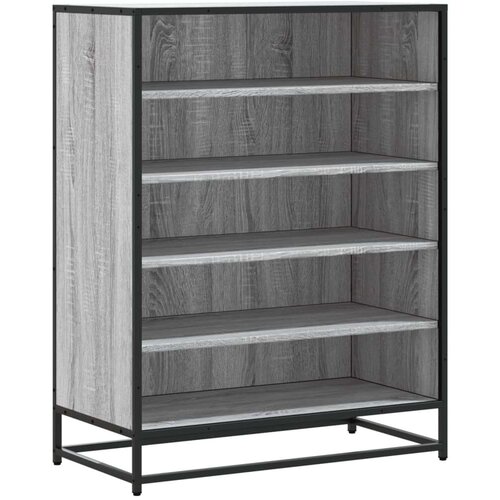 vidaXL Omarica za čevlje siva sonoma 75x38x97,5 cm inž. les in kovina Cene