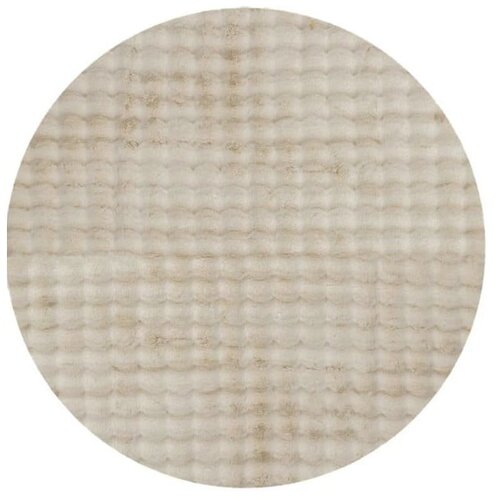 Mila Home Bež pralna okrogla preproga &amp;oslash; 80 cm Bubble Cream &amp;ndash; Slike