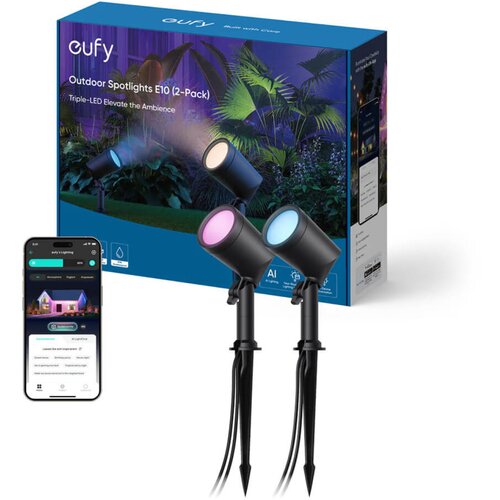 Eufy vanjska dekorativna RGB svjetla E10, 2 svjetla Cene