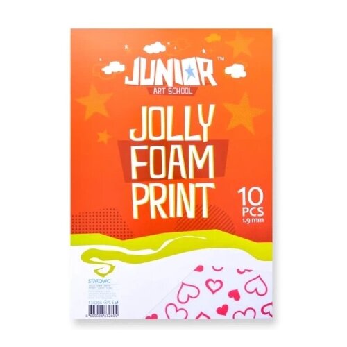 Junior jolly printed foam eva pena &amp;scaron;tampana srca a4 10k ( 134304 ) Slike