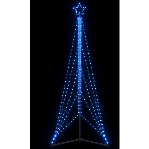 vidaXL LED božićno drvce 525 LED dioda plavo 302 cm