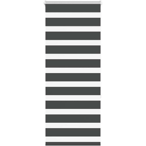 vidaXL Zavjesa zebra crna 55x150 cm širina tkanine 50,9 cm poliester Cene