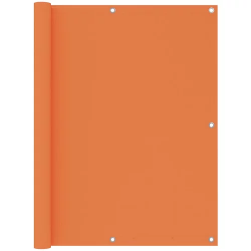 vidaXL Balkonsko platno oranžno 120x600 cm oksford blago, (20764766)