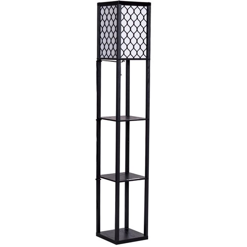 Costway Svetilka z leseno polico Organizator s svetilko, (5000367256) Slike