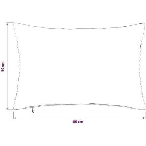  Presvlaka za jastuk 2 pcs HEERLEN Plava 50 x 80 cm Kord - Plava 50 x 80 cm 2 Slike