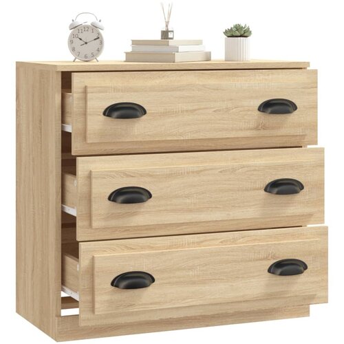  Komoda boja hrasta sonome 70x35,5x67,5 cm konstruirano drvo Slike