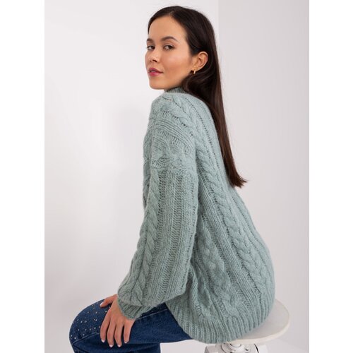 Wool Fashion Italia Sweater-AT-SW-2363-2.04P-mint Cene