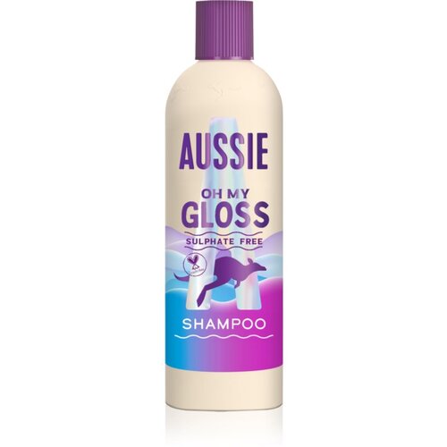 Aussie Oh My Gloss Shampoo &amp;scaron;ampon za sijaj in mehkobo las 300 ml Slike