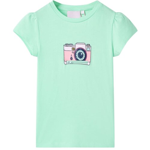 vidaXL Dječja majica jarkozelena Cijene