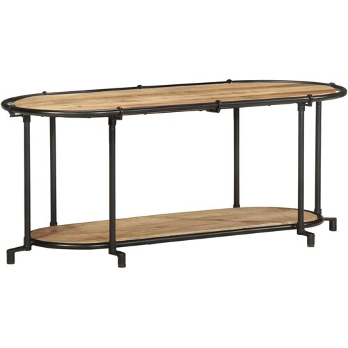 Furnova TV omarica 100x42x40 cm masivni les grobo mango, (21922725) Cene