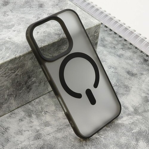 maska blurry magsafe za iphone 16 pro/ crna Slike