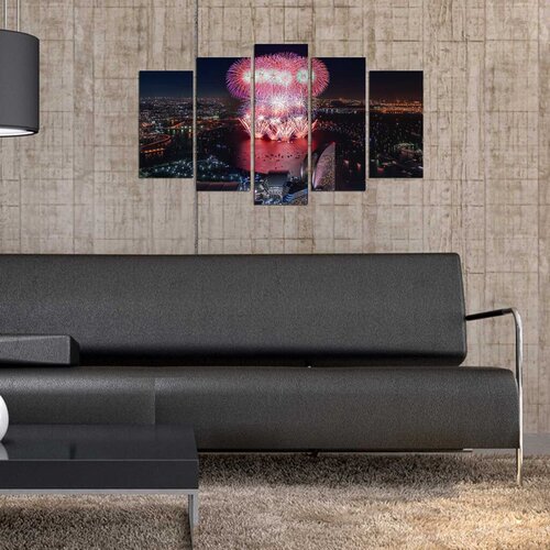 Wallity Set Slika 5PMX-077, 5 Delova Cene