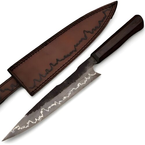  Damaskasti kuhinjski nož AT-38754 - Chef / Smeđa / Crna KP38754 Cijene