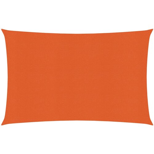  The Living Store Senčno jadro 160 g/m² oranžno 2x3 m HDPE - Senčno Jadro, (21456613) Cene