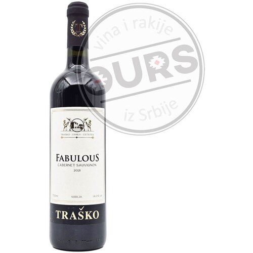  Traško Fabulous Cabernet Sauvignon 0,75L Cene
