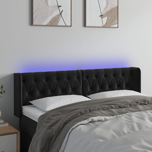  LED uzglavlje crno 147x16x78/88 cm bar&scaron;unasto Cijene