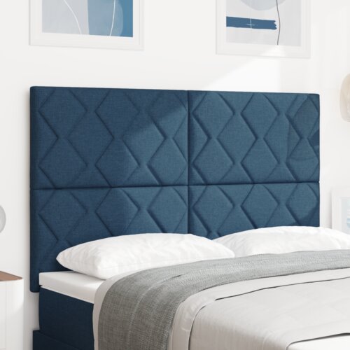  Vzglavje z LED lučmi z vzglavjem Svetlo siva 144 cm blago, (5000044057) Cene