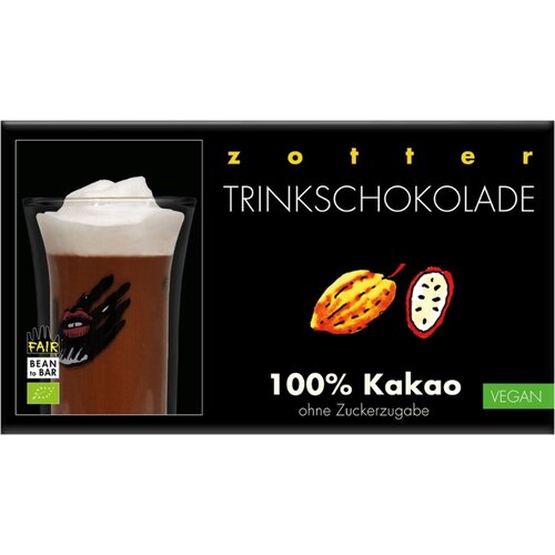 BIO vroča čokolada -​ "100% kakav, vegan, alternativa sladkorju" - 110 g Cene