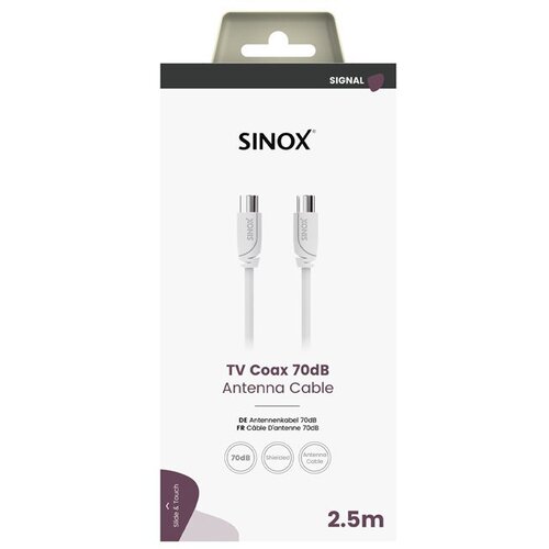 SINOX antenski kabel SOV09003 2,5 m 70 db Slike