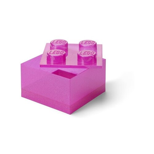 Lego kutija za odlaganje sa poklopcem (4): Svetlucavo roze ( 40090801 ) Slike