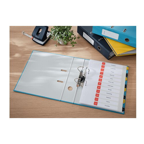 Leitz Cozy Soft touch kartonska 180&amp;deg; &amp;scaron;iroka posoda za papir, modra Slike