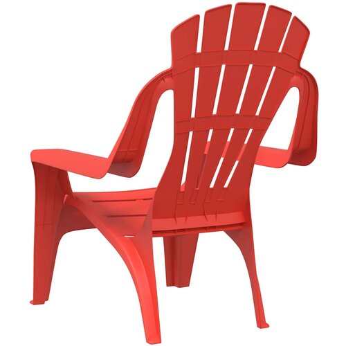 Vrtne stolice za djecu 2kom crvene 37x34x44cm PP izgled drva Slike