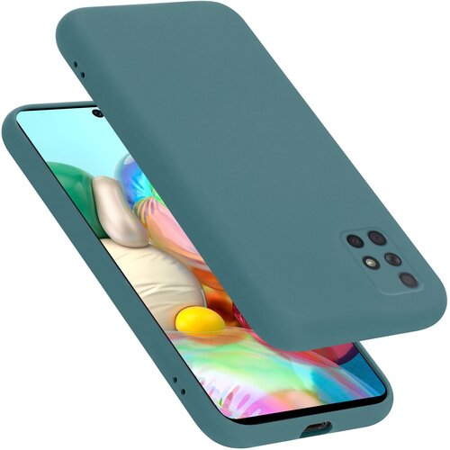 Cadorabo Ohi&amp;scaron;je, združljiv s Samsungom v tekoči zeleni barvi - za&amp;scaron;čitni pokrov iz fleksibilnega silikona TPU, (20588336) Slike