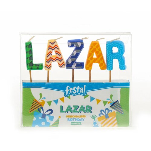 Festa Natalis, rođendanska svećica, odaberite ime Lazar Cene